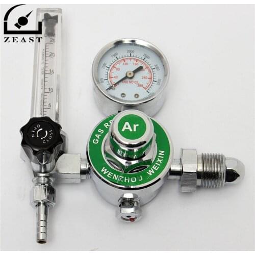 High Quality ARGON CO2 GAS MIG TIG FLOW METER WELDING WELD REGULATOR GAUGE FOR WELDER CGA580 FITS