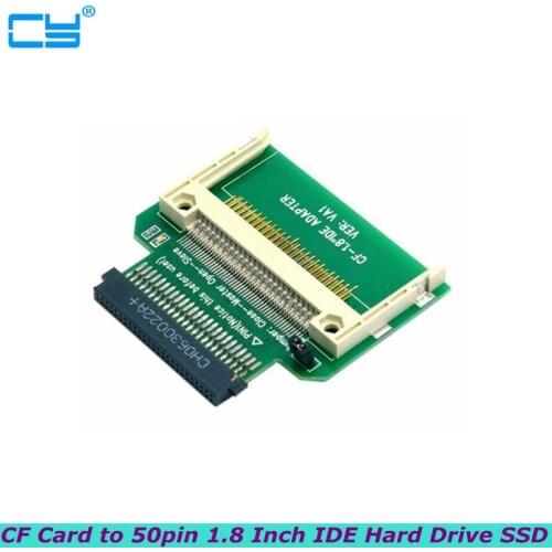 1pcs/ CF Compact Flash Merory Card to 50pin 1.8 Inch IDE Hard Drive SSD Converter Adapter for Toshiba