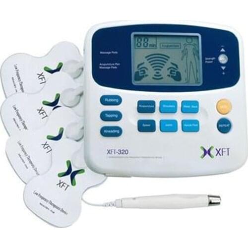 Xft-320 cuerpo cuidado de la salud masajeador Dual Tens Digital terapia Massageador dispositivo estimulador