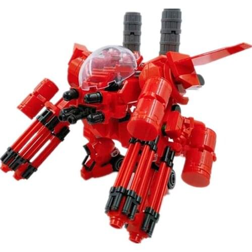 1PC STEM MOC Mecha DIY Model Small Particle Building Blocks Educational Toy