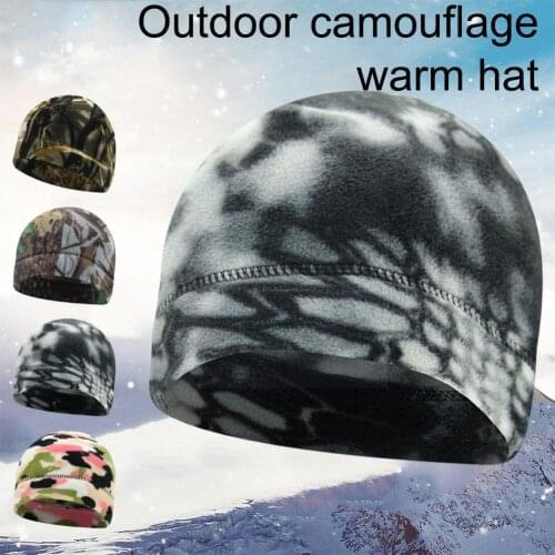 1 Pc Military Tactical Caps Unisex Warm Fleece Hats Autumn Hats Windproof Hunting Cycling Winter Classic Hiking Outdoor Fis F8B1