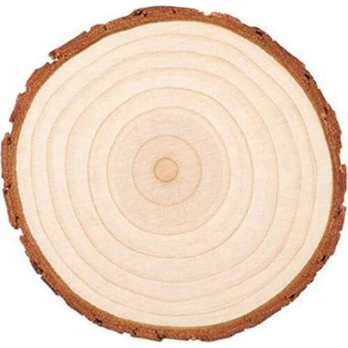 20Pcs/Lot Pine Wooden Chips Cut Pieces Wood Log Sheet Rustic Wedding Decor Party Centerpieces Vintage Country Style