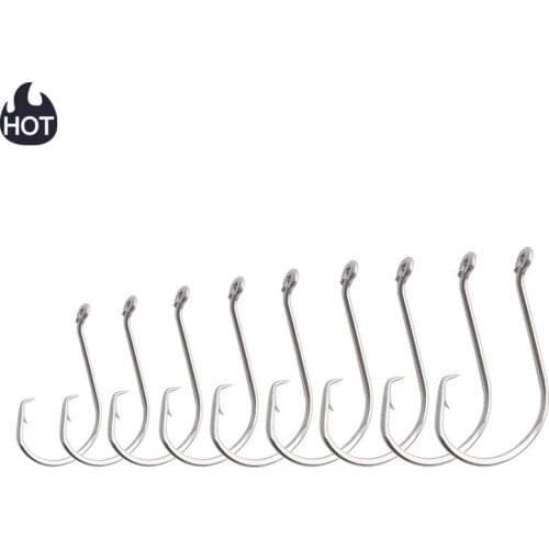 2021New Hot 10pcs/lot Fishing Hooks Octopus/Circle Sport Circle Fish Hook Jig Big Fishing Jig Hooks