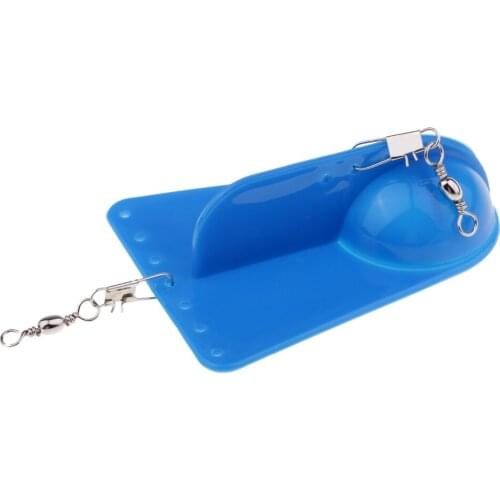 3pcs Plastic,Metal Rigging Paravanes Trolling Diving Board Fishing Tackle