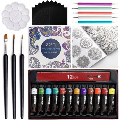32 PCS Mandala Dotting Tools Set For Painting Rocks Dot Kit Rock Stone Painting