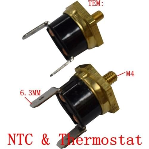 5pcs Temperature Switch Screw cap KSD301 M4 40/45/50/55/60/65/70/75/80/85/90/100/110C/120/130/140/150C degrees Normal closed 10A