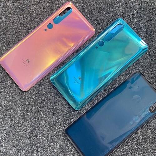 6.67" 2020 For Xiaomi Mi 10 Back Battery Cover Glass Panel Rear Door Housing Case For Xiaomi Mi10 5g Battery Cover