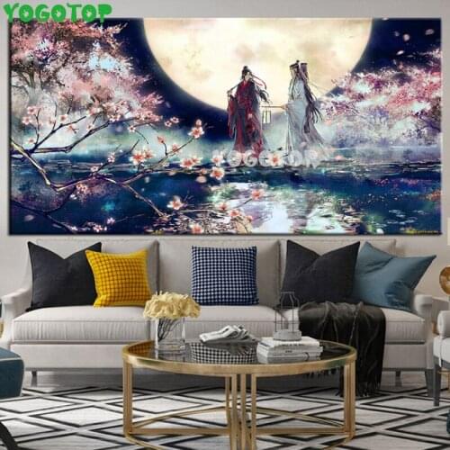 Fantasy Couple Diamond Painting,full,square,round diamond embroidery Moon love,Mosaic Diamond Diy handwork puzzle diamant,YY5082