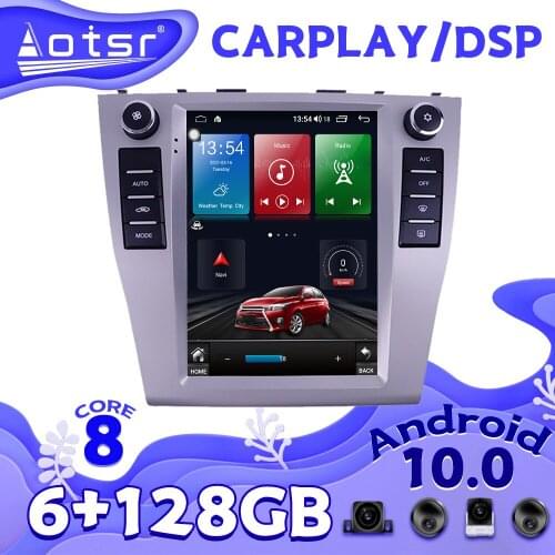 Android For Toyota Camry 2006-2011 Tesla Car Radio GPS Navigation Multimedia Video Player Auto Audio Stereo Head Unit CD Player
