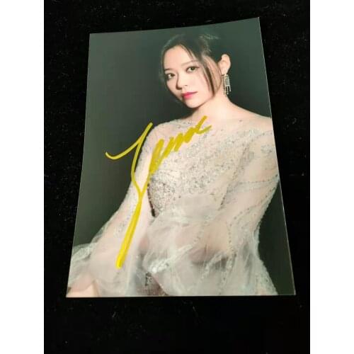 Hand signed Jane Zhang autographed photo 4*6 autographs Chinese Singer 14 versions 032021