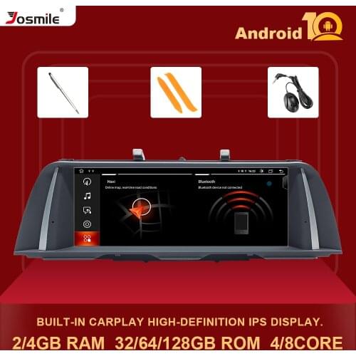 IPS DSP 4GB Android 10 Car Radio Multimedia For BMW 5 Series F10 F11 2010-2016 CIC NBT Car GPS Navigation F10 Stereo Head Unit