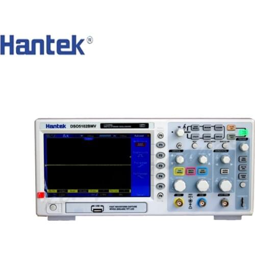 Hantek DSO5102B Digital Oscilloscope Storage 2CH 100MHz 1M Memory depth 1GSa/s 25GSa/s Benchtop Scopemeter better than5102P