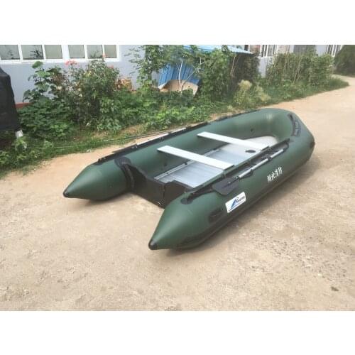 Buy To Use GTS410 8 People Aluminum Floor Dingy Raft Inflatable Boat Fishing PVC