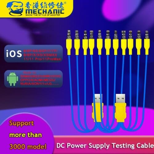 MECHANIC DC Power Supply Test Cable Boot Line For iPhone And Android Phone Repair Tools Compatible With IBoot Box/IBoot Power