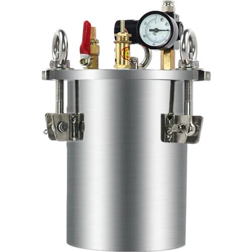 Stainless steel pressure barrel 304 Dispensing machine valve pressure tank air tank dispensing material storage tank 1L-100L