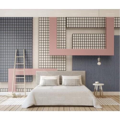 Bacal Photo 3d wallpaper mural Polygonal geometric lattice living room wall master bedroom wall decorative 3D wallpaper murals