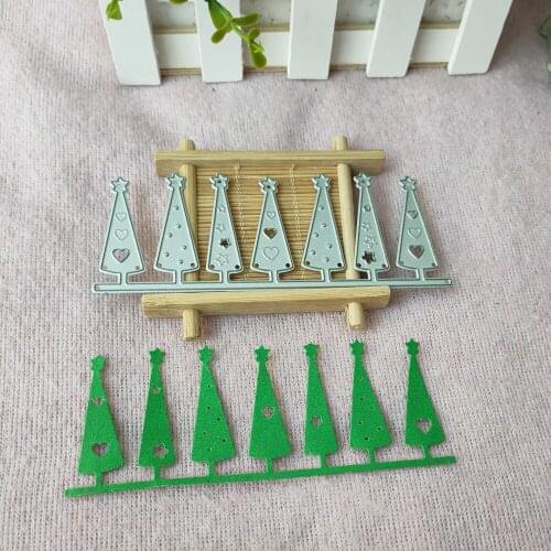 New Christmas Tree Mould Metal cutting Die scrapbook template embossed DIY Paper Card making Photo album Decoration