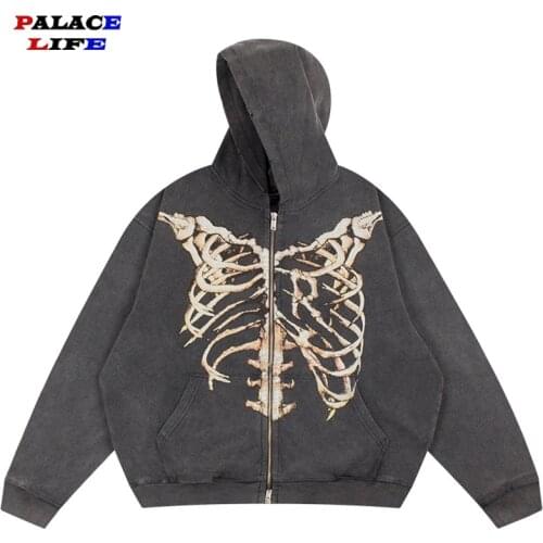 Palace life Men's Zip Hoodies