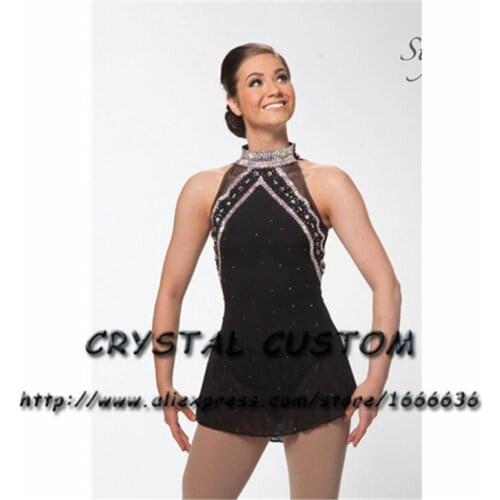 Custom Made to Fit Ice Skating Dresses Graceful New Brand Figure Skating Dresses For Competition DR4255