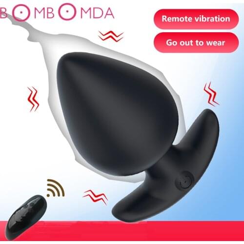 Prostate Stimulator Vibrator Sex Toys For Male Prostata Massager Dildo Anal Plugs Silicone Wireless Vibrator Vibrating Butt plug