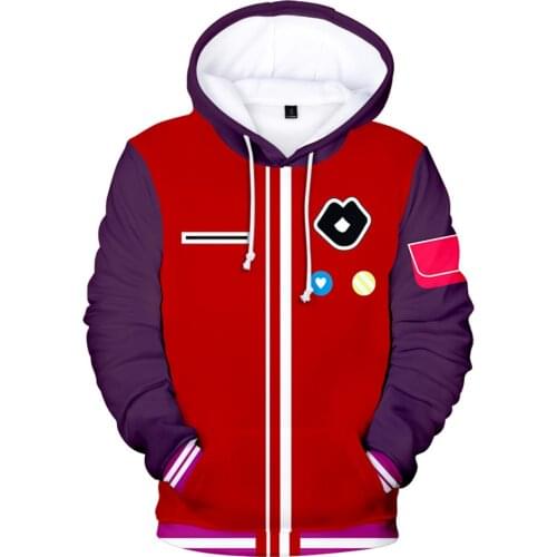 WONDER EGG PRIORITY Kawai Rika 3D Print Hood Hoodie Sweatshirt Jacket Coat Pullover Neiru Aonuma Hoodie Momoe Sawaki Suit