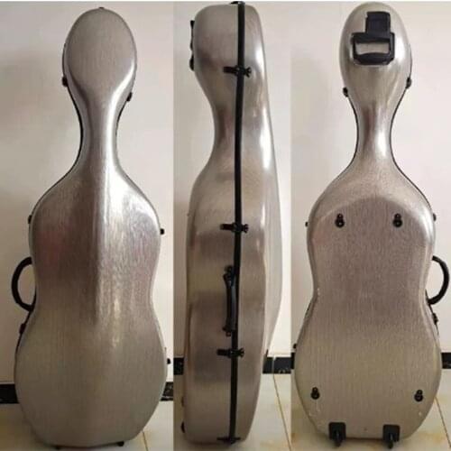 High Quality Carbon Fiber Cello Case /Wheells 4/4 Size,Factory Outlets
