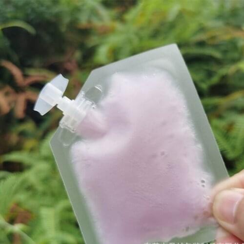 100pcs 5ml/10ml Clear Cosmetic Sample Bottle with Suction Nozzle Travel Sub-packing Shampoo Lotion Liquid Packaging Bag