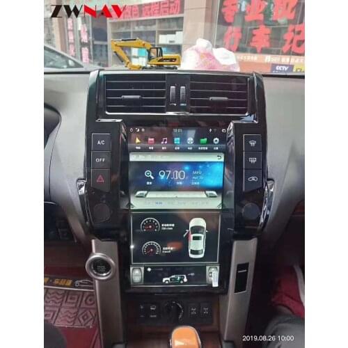 Tesla screen Car Multimedia Player for TOYOTA Land Cruiser Prado 150 2010 2011 2012 2013 Android car GPS Radio stereo head unit