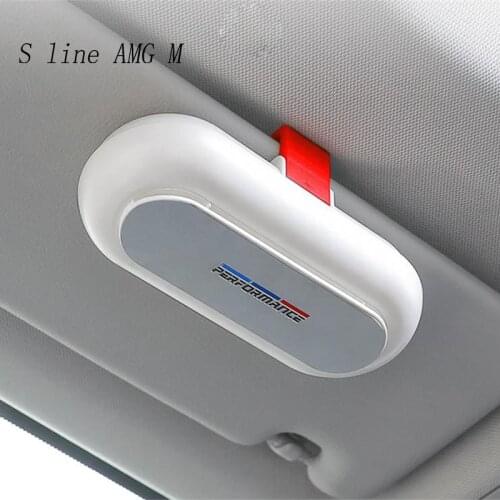 Car Styling Glasses Box Storage Holder Sunglasses Case Cover Sticker For BMW 3 4 5 6 7 serise f10 f30 f34 X1 X3 X4 X5 X6 F25 E70
