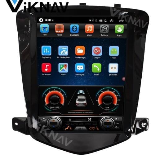 Car stereo radio DVD player vertical screen for Chevrolet CRUZE 2009-2015 auto GPS navigation video multimedia player android FM