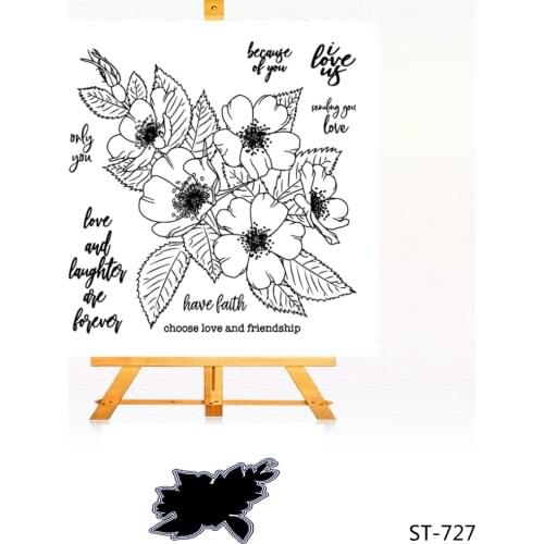 AZSG only you clear stamps and Cutting Dies Animals Mood Seal for DIY Scrapbooking Photo Album Card Making