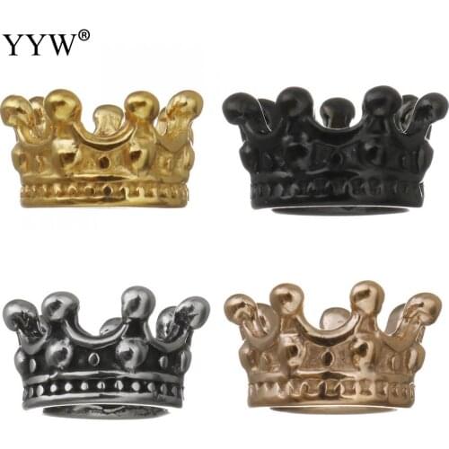 10pcs/Lot Stainless Steel Bead Spacer Beads Caps Jewelry Making Findings Diy Bracelets Necklace Accessories 10x6x10mm Hole 5mm