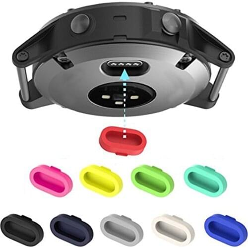 10 PCs Garmin Fenix 5/5S/5X Watch Color Dust Plug GPS Watch Sensor Dust Plug Against-Dust Dustproof Cover Cap Watch Accessories