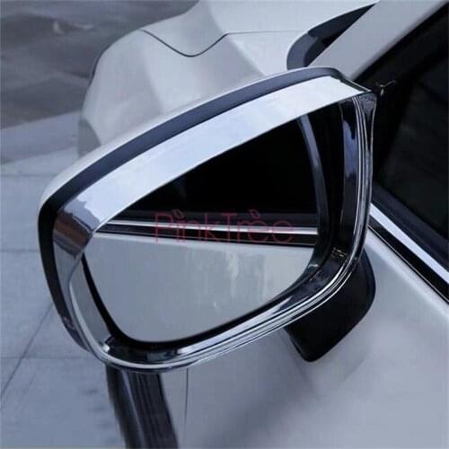 For Mazda CX-5 CX5 2017 2018 2019 ABS Chrome Sun Rain Guard Shield Deflector Trim Sticker Accessories