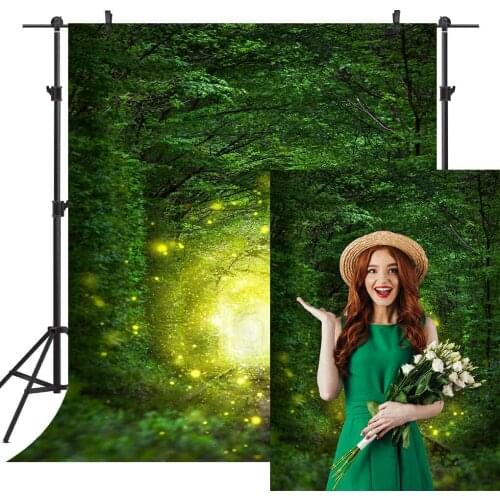 Enchanted Forest Backdrop Fantastic Forest Spring Photography Background Dreamy Tree Scenes Banner Fairy Forest Backdrop