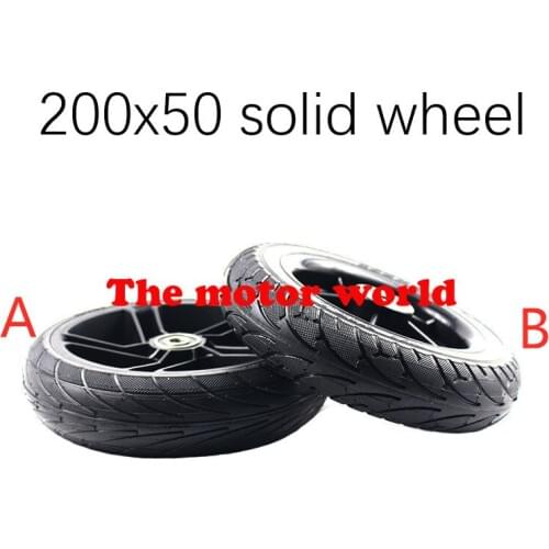 HOT SALE High Performance 200x50 Solid Wheel for Two Wheels Electric Self Balancing Hoverboard Scooter 200*50 Tyre