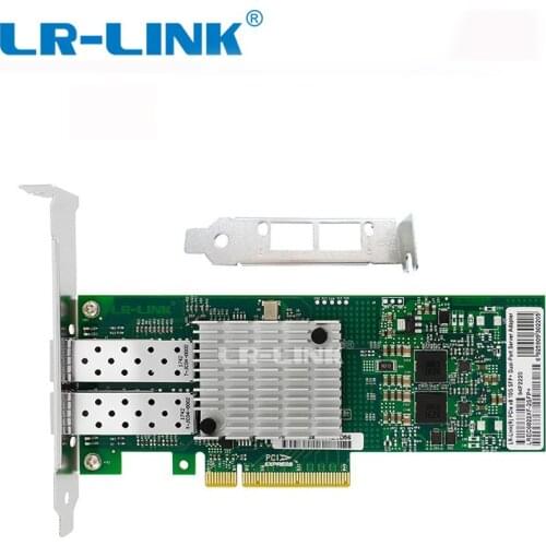 LR-LINK 6822XF-2SFP+ PCI-E x8 Mellanox ConnectX-3 Dual Optical 10Gb Ethernet Network Interface Card Fiber Server LAN Adapter NIC