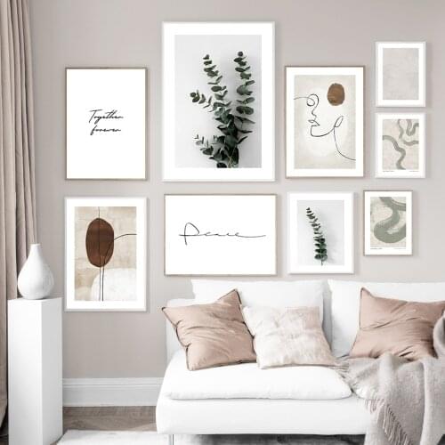 Small Fresh Living Room Bedroom Background Wall Art Decoration Poster Decoration Canvas Painting Simple Art Decoration Picture