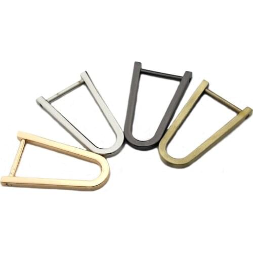 1pcs Metal Detachable Open Screw D Ring Buckle Shackle Clasp 23mm for Leather Craft Bag Strap Belt Handle Shoulder Webbing