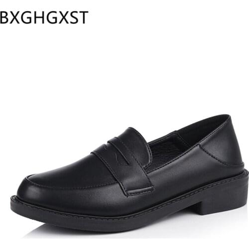 Lady mules shoes women leather shoes women comfort Harajuku fashion summer women shoes casual 2020 slip on creepers luxury brand