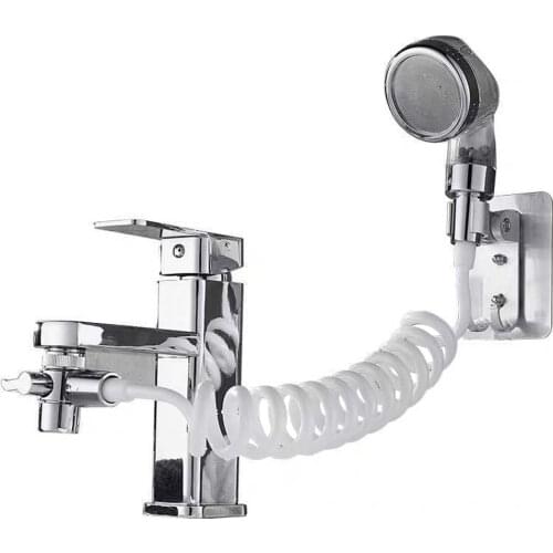 High Pressure Wash Hair Sink Shower Head Set Bathroom Basin Handheld Faucet External Jetting Sprayer Home Pet SHOWERHEAD Bracket
