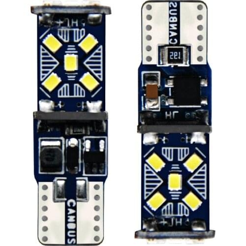 2PCS New Super Bright LED T10 W5W Car Parking Lights WY5W 168 501 2825 Auto Wedge Turn Side Bulbs Car Interior Reading Dome Lamp