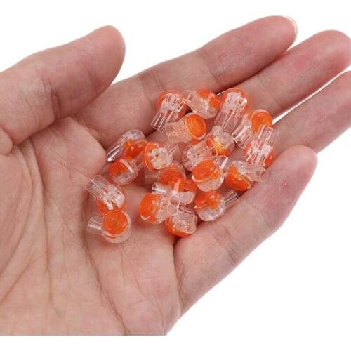 200pcs Rj45 Connector Crimp Connection Terminals K1 Connector Waterproof Wiring Ethernet Cable Telephone Cord Term