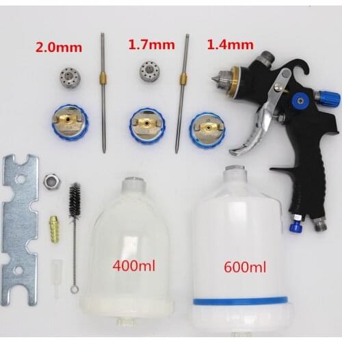 New Spray Guns 1.3mm 1.7mm 2.0mm Nozzle Car Repair 400ml and 600ml Tank Paint Spray Gun for Painting Car Paint Sprayer Airbrush