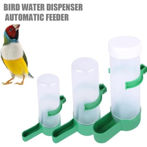 2Pcs Durable Pet Drinking Fountain Large Capacity Dustproof Plastic Pet Food Feeder for Bird Feeders Accessories Supplies