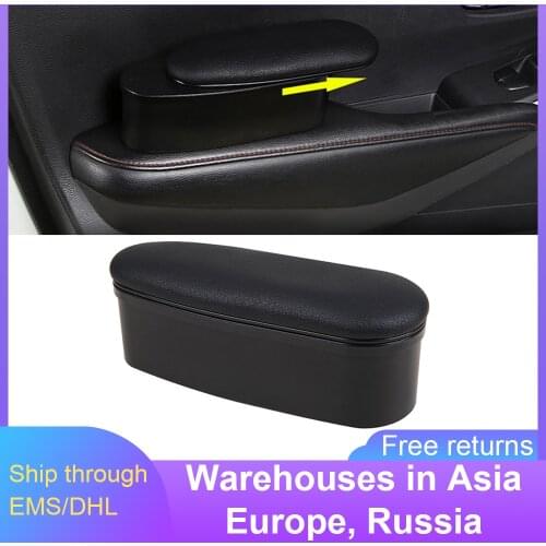 Storage Functional Armrests Car Door Leather Ergonomic Armrests Auto Interior Parts Arm Elbow Support Arm Heightening Pad 30