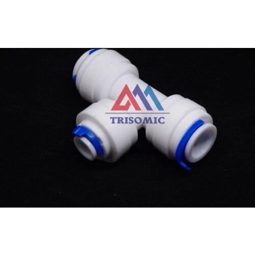 3/8" -1/4" -3/8" reduce splitter OD Hose connection Type T RO Water Fittings Connector Water Filter Reverse Osmosis System