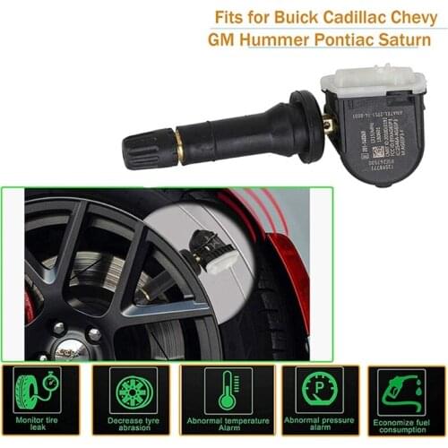 4Pcs TPMS Sensor System Programmable 315MHz OEM Tire Pressure Monitor 60306F30 13598771 13598772 15922396 20923680