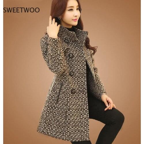 SWEETWOO Women's Plaid Coats