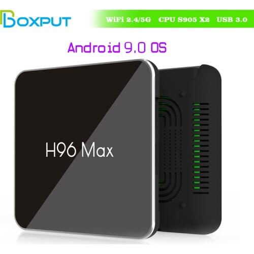 H96 MAX X2 Android 9.0 TV Box Amlogic S905X2 USB3.0 2.4G 5G Wifi BT4.0 TVBox 4GB RAM 32GB 64GB Google Play Set Top Box 2GB 16GB